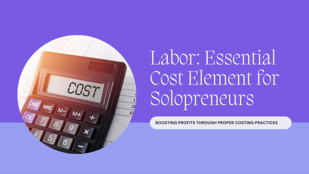 Include labor in Cost of Goods Sold (COGS)