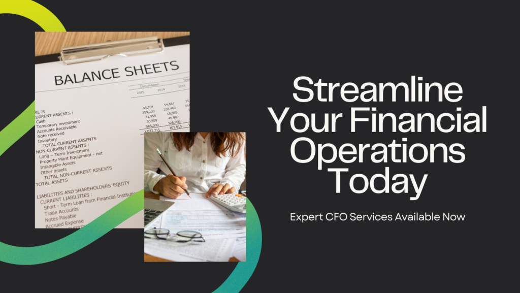 CFO services for financial operations