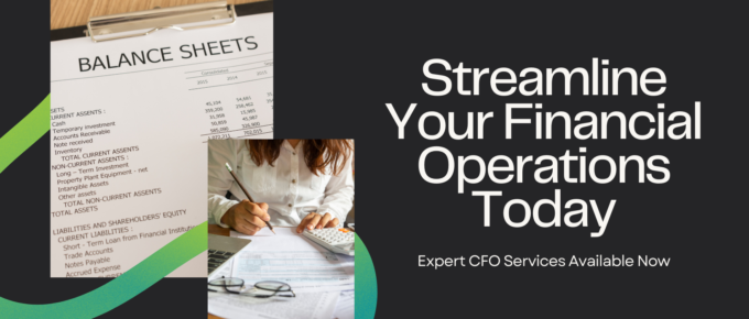 CFO services for financial operations