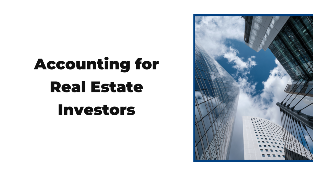 accounting for real estate investors